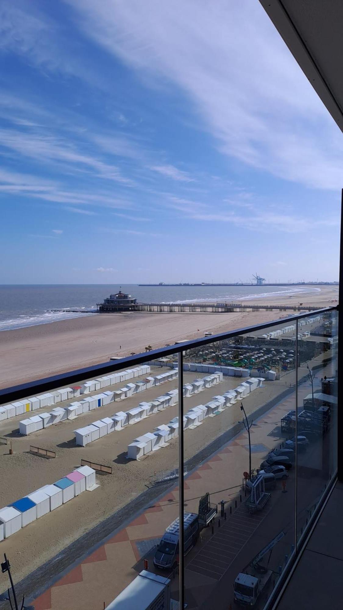 Modern Studio With Beautiful Sea View - 9Th Floor Бланкенберге Экстерьер фото